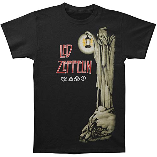 Led Zeppelin Album IV Hermit Mens T Shirt Black