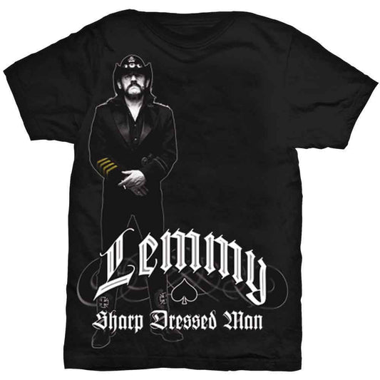 Lemmy Sharp Dressed Man Mens T Shirt