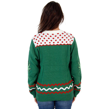 Let's Get Baked Blazed Gingerbread Ugly Christmas Xmas Sweater