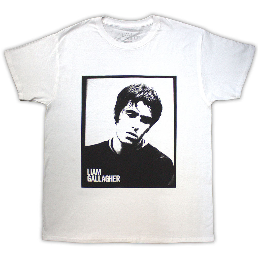 Liam Gallagher Framed Photo Mens T Shirt