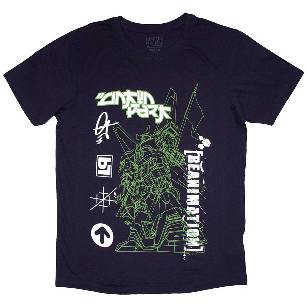 Linkin Park Reanimation Robot Sketch Mens T Shirt