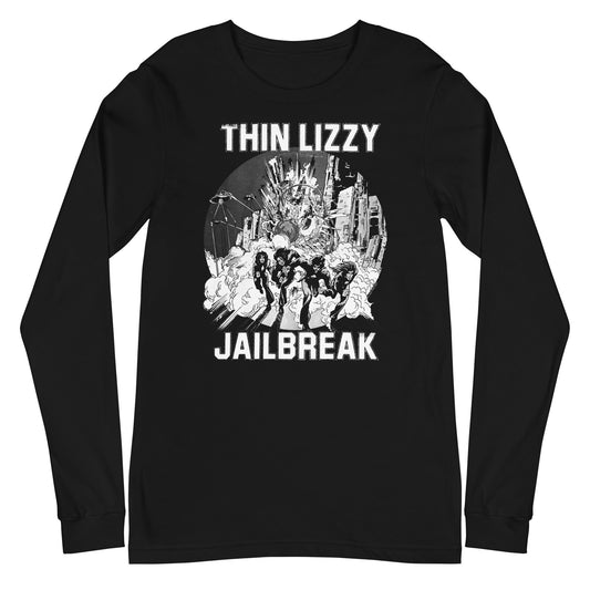 Thin Lizzy - White Jailbreak Long Sleeve Shirt