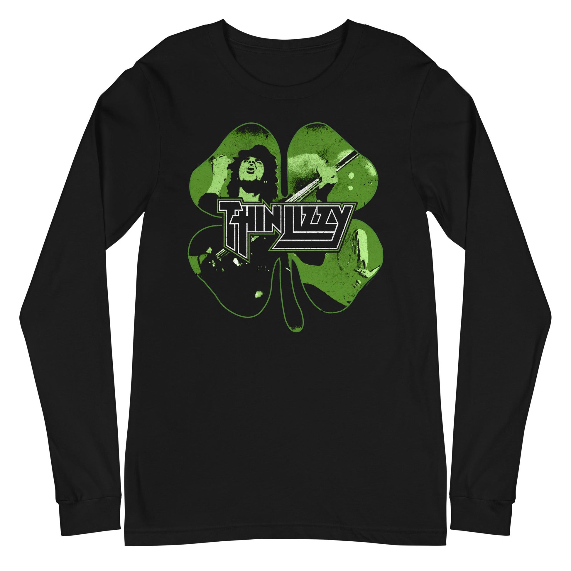 Thin Lizzy - 4 Leaf Icons Long Sleeve Shirt