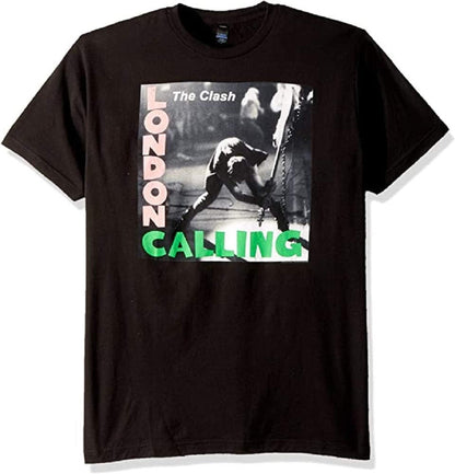 Clash London Calling Smashing Guitar Mens T Shirt Black