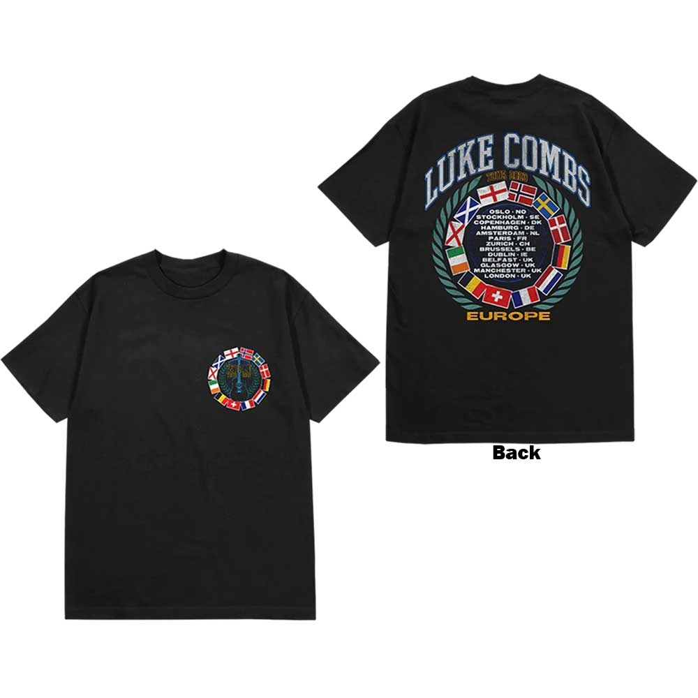 Luke Combs Tour '23 Flag Mens T Shirt