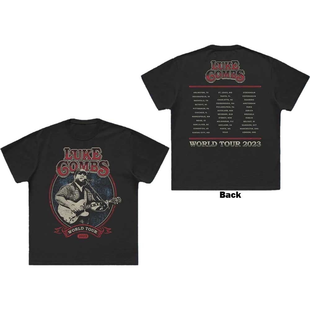 Luke Combs Tour '23 Guitar Photo Mens T Shirt