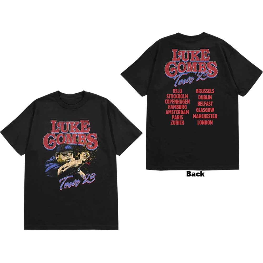 Luke Combs Tour '23 Smashing Beer Mens T Shirt