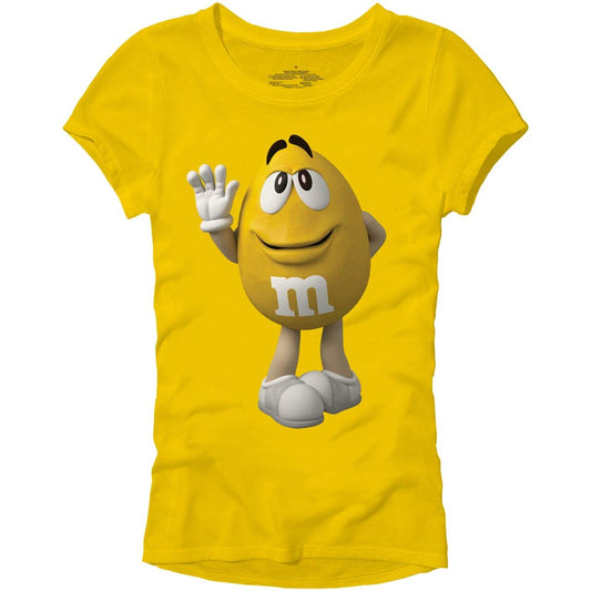 M&M's Candy Character Face Juniors T Shirt