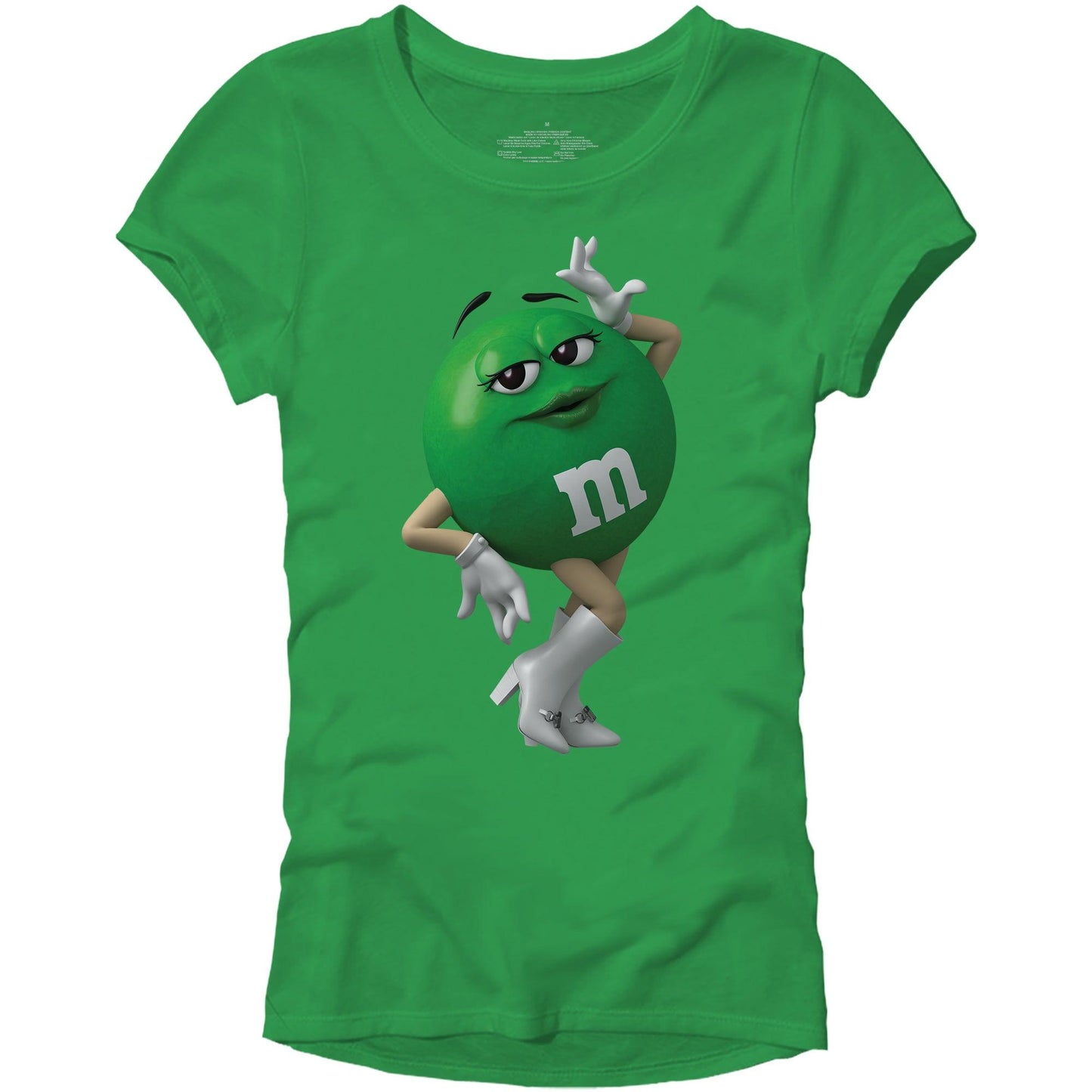 M&M's Candy Character Face Juniors T Shirt