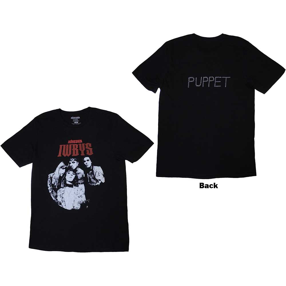 Maneskin I Wanna Be Your Slave B&W Photo Mens T Shirt