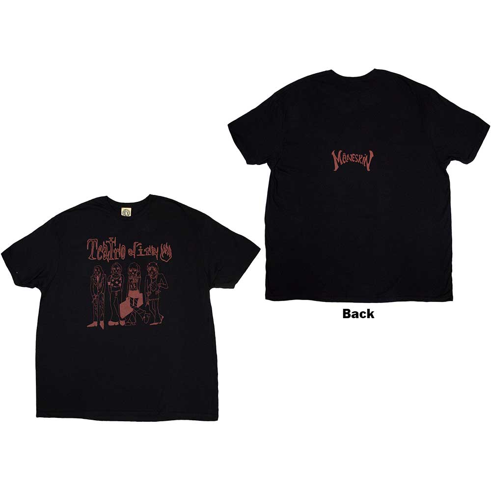 Maneskin Teatro d'ira Doodles Mens T Shirt