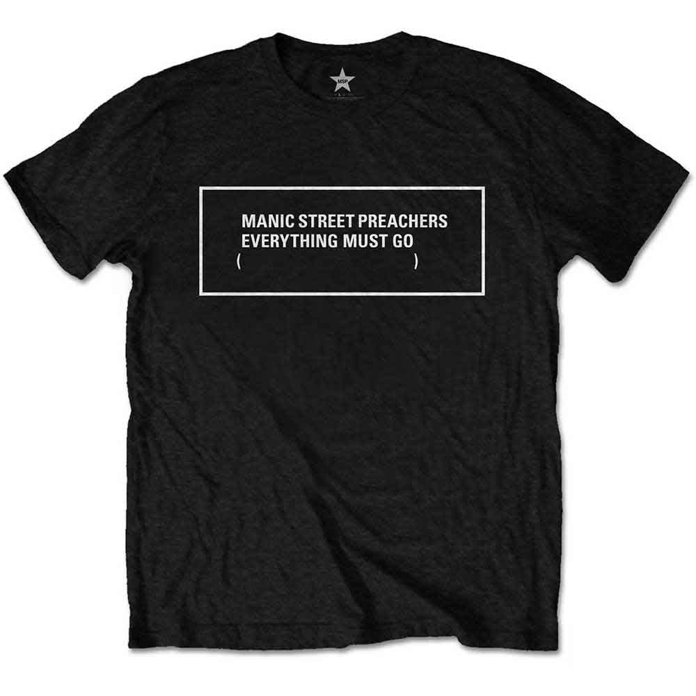 Manic Street Preachers Everything Must Go Monochrome Mens T Shirt