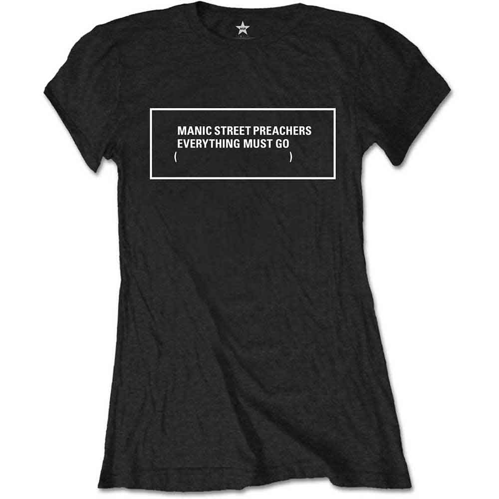 Manic Street Preachers Everything Must Go Monochrome Womens T Shirt