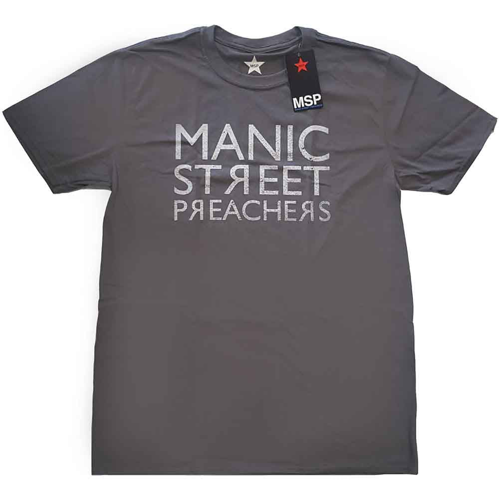 Manic Street Preachers Reversed Logo Mens T Shirt