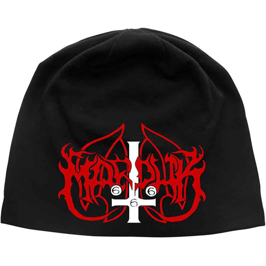 Marduk Logo Beanie Hat Black