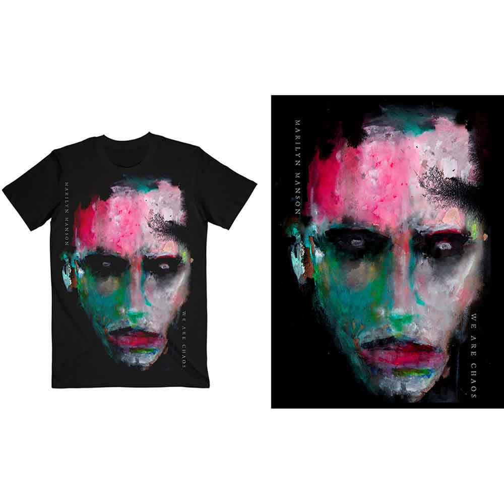 Marilyn Manson We Are Chaos Cover Mens T Shirt