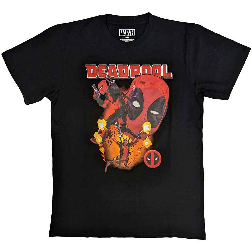 Marvel Comics Deadpool Collage 2 Mens T Shirt