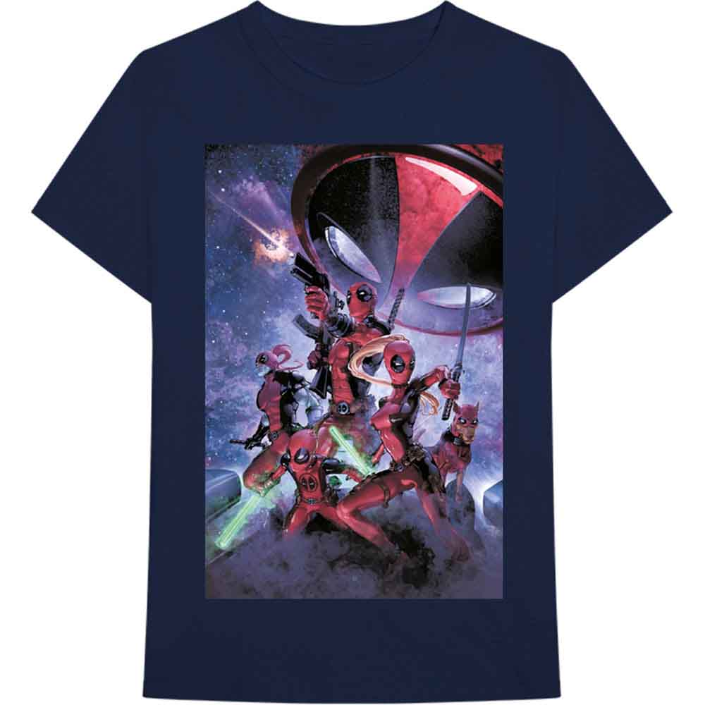 Marvel Comics Deadpool Family Mens T Shirt