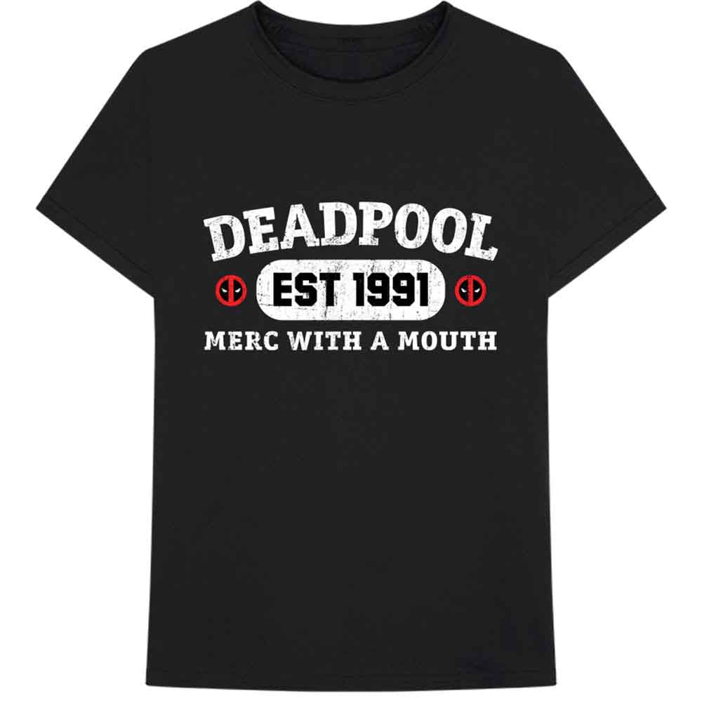 Marvel Comics Deadpool Merc With A Mouth Mens T Shirt