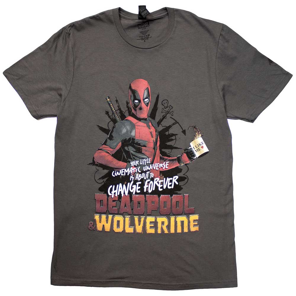Marvel Comics Deadpool & Wolverine Change Universe Mens T Shirt