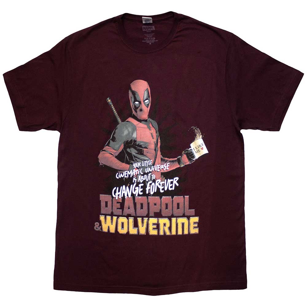 Marvel Comics Deadpool & Wolverine Change Universe Mens T Shirt