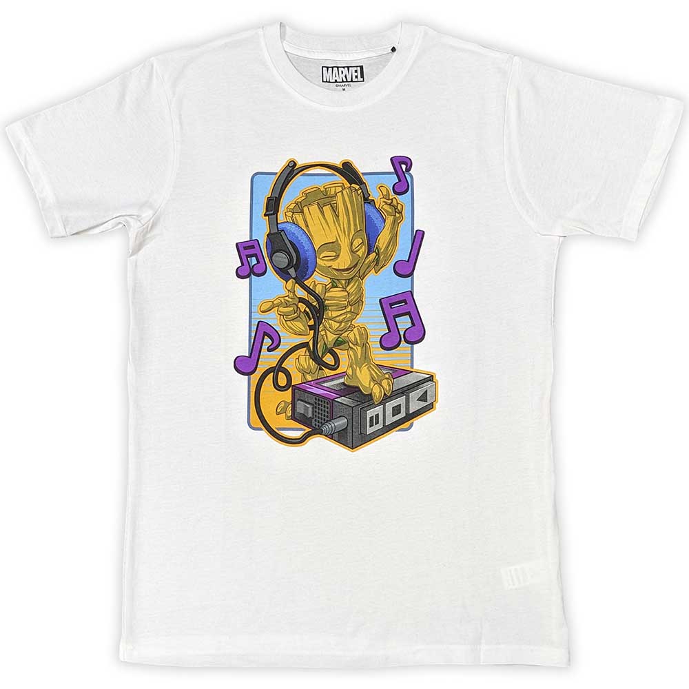 Marvel Comics Guardians of the Galaxy Groot Dancing Mens T Shirt