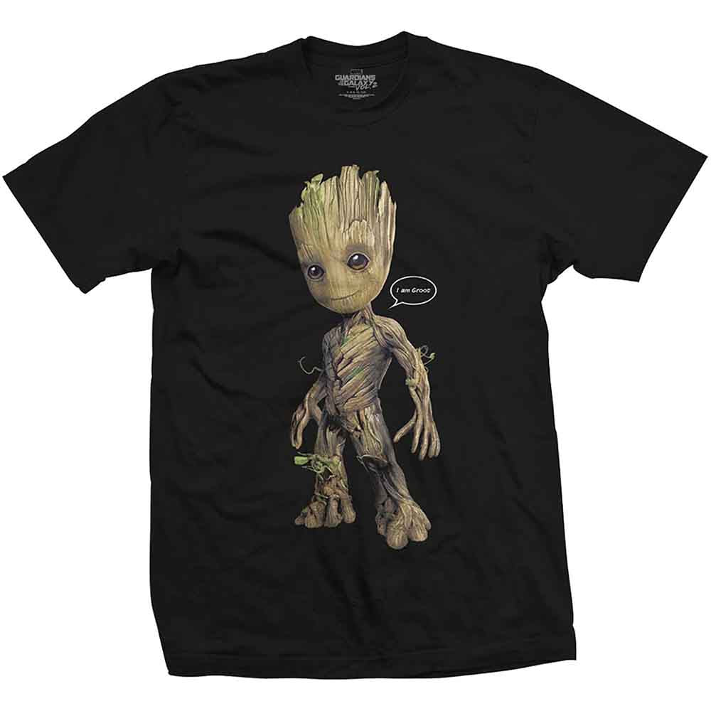Marvel Comics Guardians of the Galaxy Groot Speech Bubble Mens T Shirt