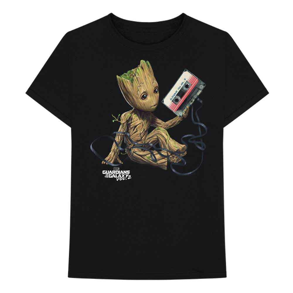 Marvel Comics Guardians of the Galaxy Groot with Tape Mens T Shirt