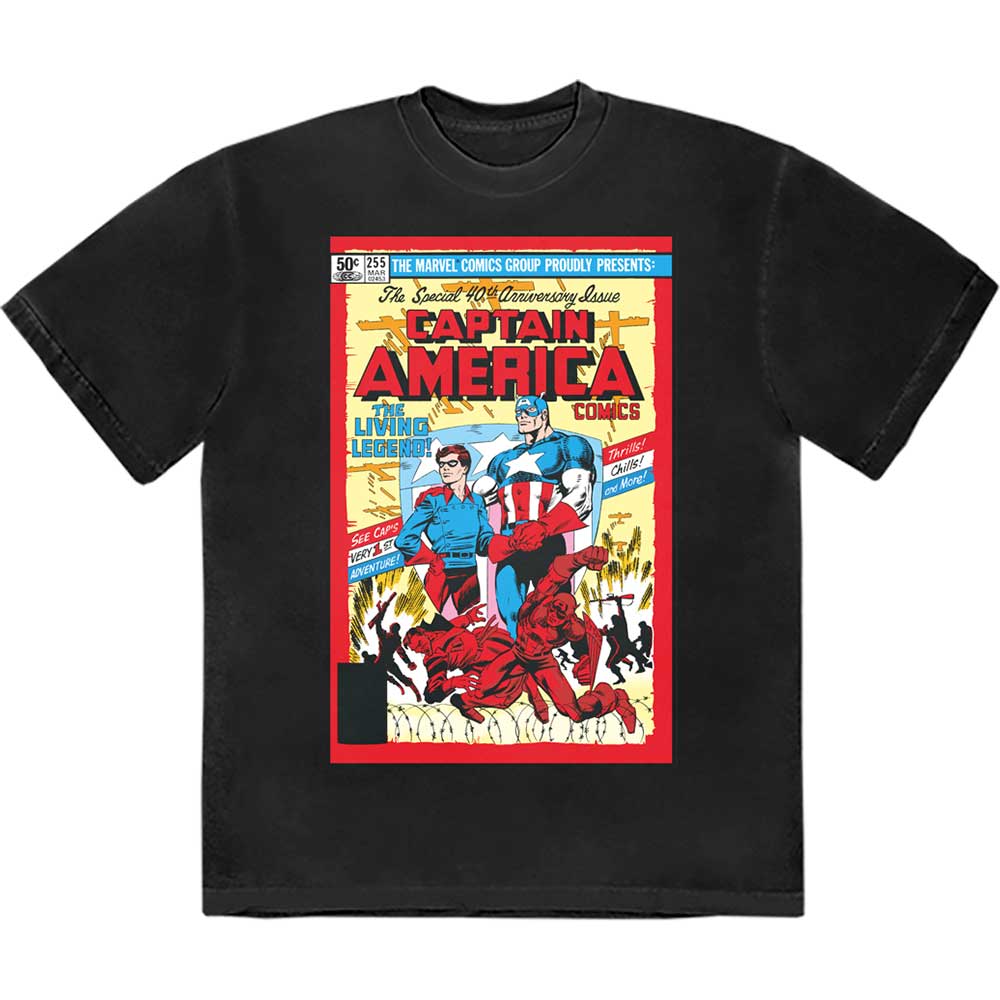 Marvel Comics Living Legend Comic Cover Mens T Shirt