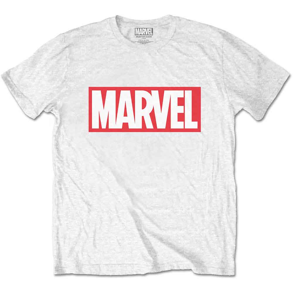 Marvel Comics Marvel Box Logo Mens T Shirt
