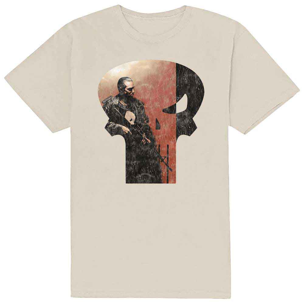 Marvel Comics Punisher Skull Outline Character Mens T Shirt