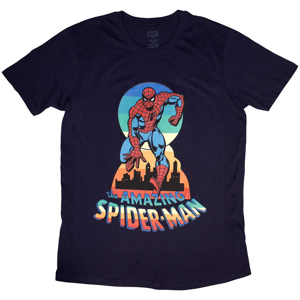 Marvel Comics Spider-Man Keyhole Mens T Shirt