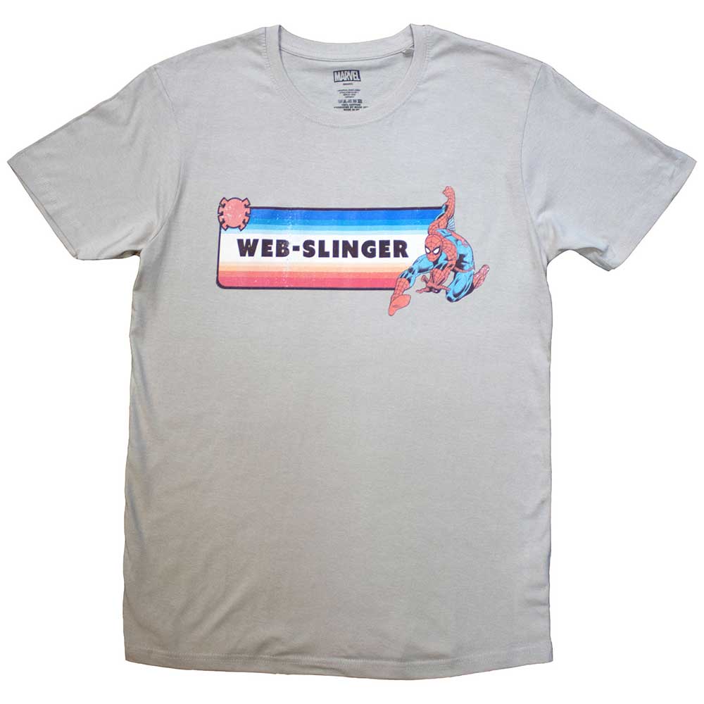 Marvel Comics Spider-Man Web-Slinger Mens T Shirt