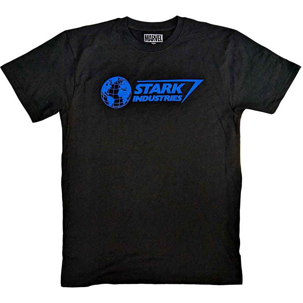 Marvel Comics Stark Industries Blue Mens T Shirt