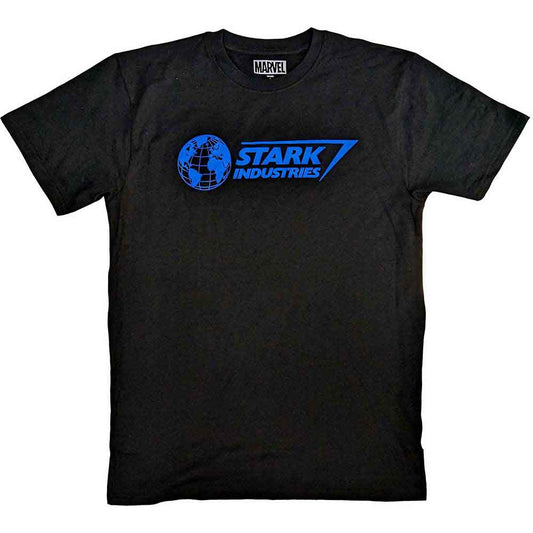 Marvel Comics Stark Industries Blue Mens T Shirt