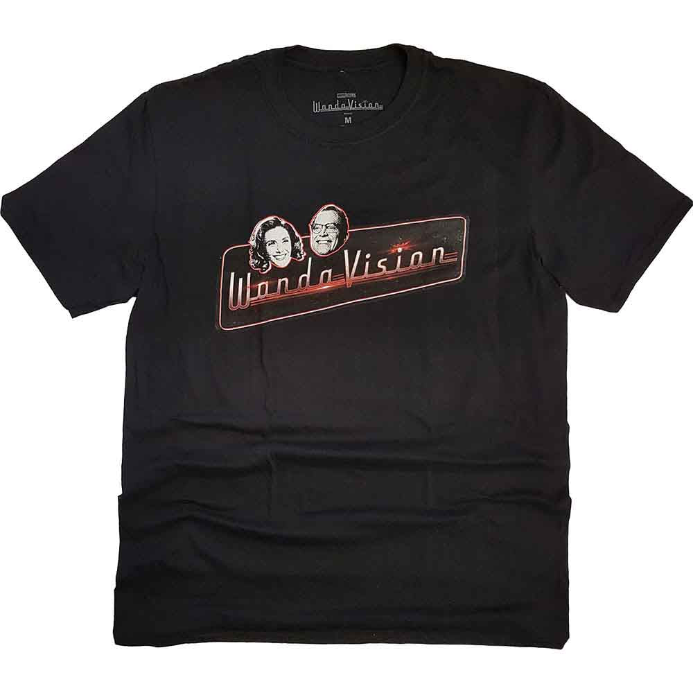 Marvel Comics WandaVision Red Logo Mens T Shirt
