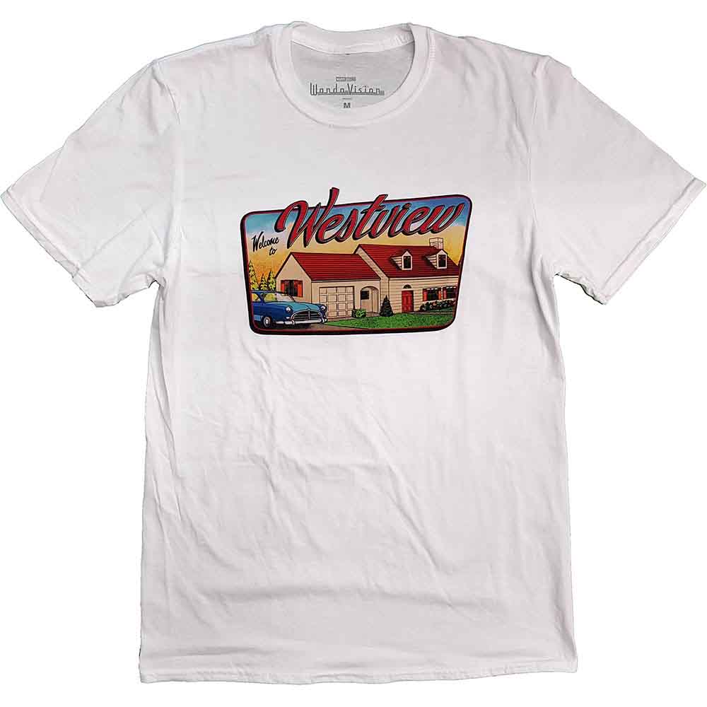 Marvel Comics WandaVision Westview Mens T Shirt