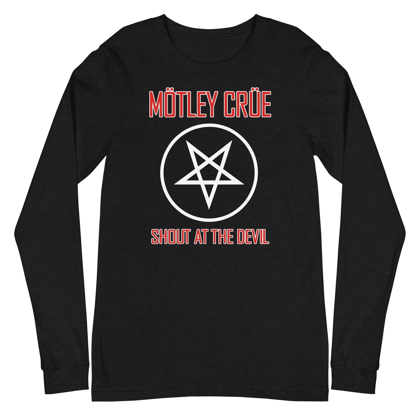 Motley Crue - Pentagram Shout Long Sleeve Shirt