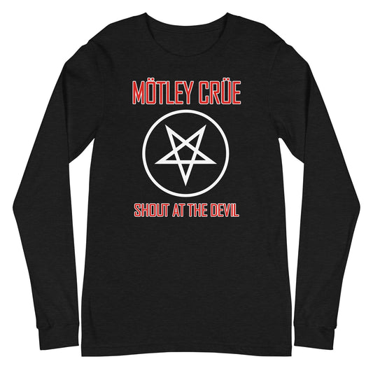 Motley Crue - Pentagram Shout Long Sleeve Shirt