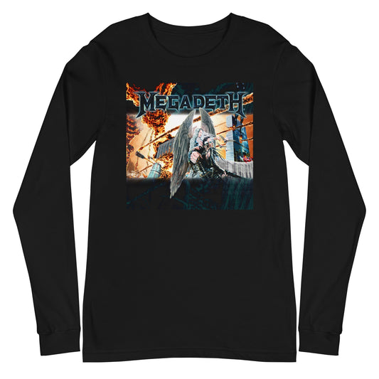 Megadeth - Angel Flames Long Sleeve Shirt