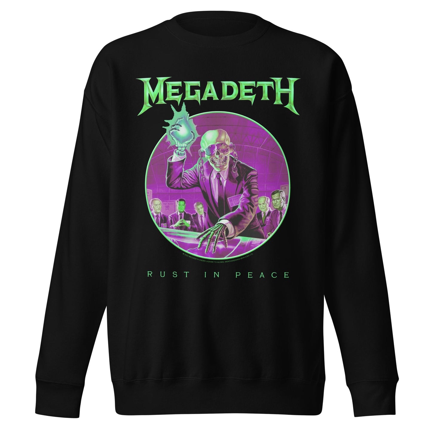 Megadeth - Green Rust Jumbo Print Sweatshirt
