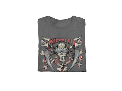 Megadeth - Hand Painted Vic Jumbo Print T Shirt