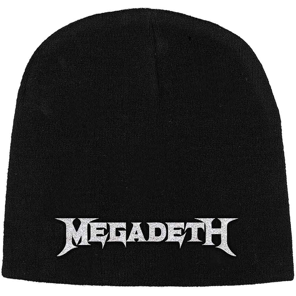Megadeth Logo Beanie Hat Black