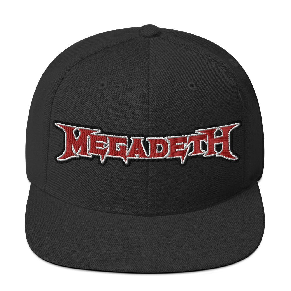 Megadeth - Logo Snapback Hat Black