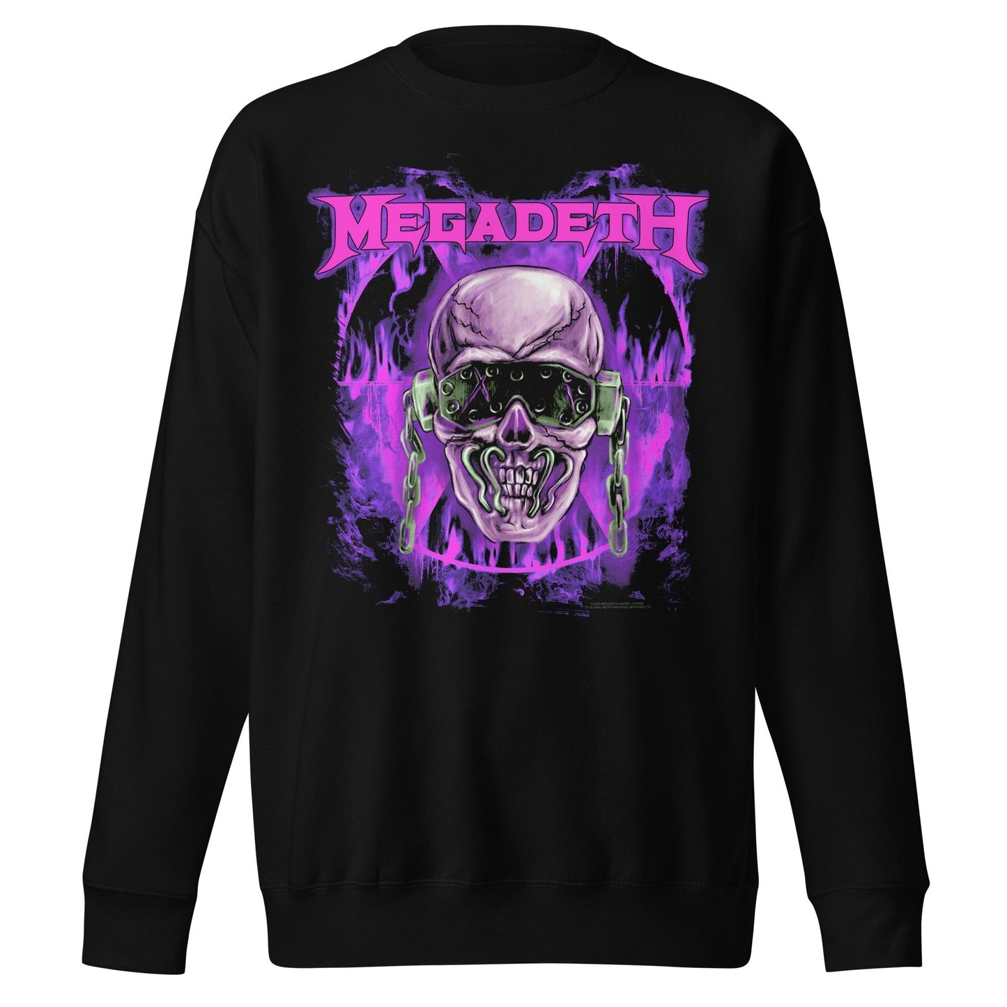 Megadeth - Purple Nuclear Jumbo Print Sweatshirt