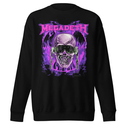 Megadeth - Purple Nuclear Jumbo Print Sweatshirt