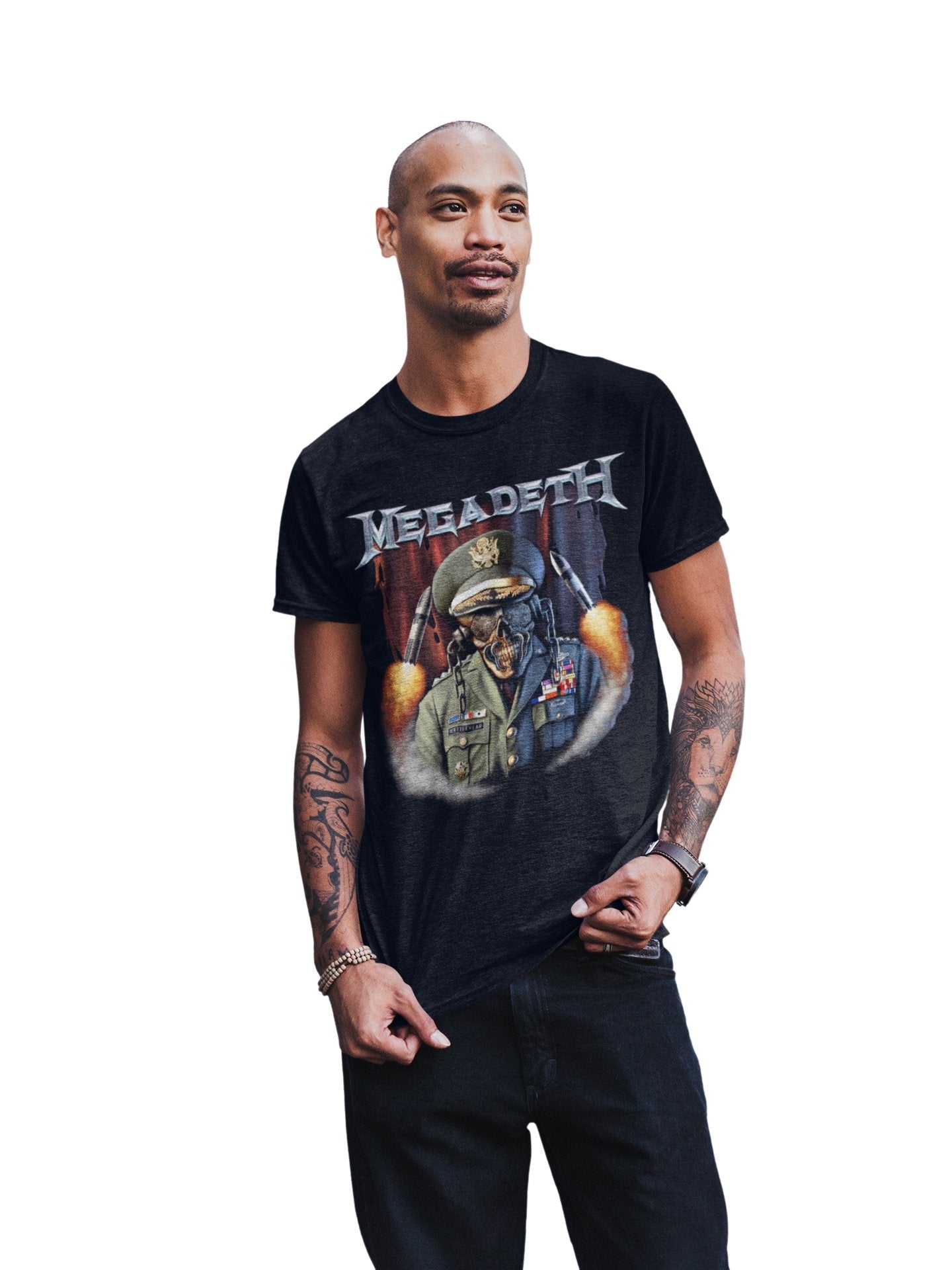 Megadeth - Rattlehead Vic Jumbo Print T Shirt