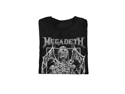 Megadeth - Skeleton Wings Jumbo Print T Shirt
