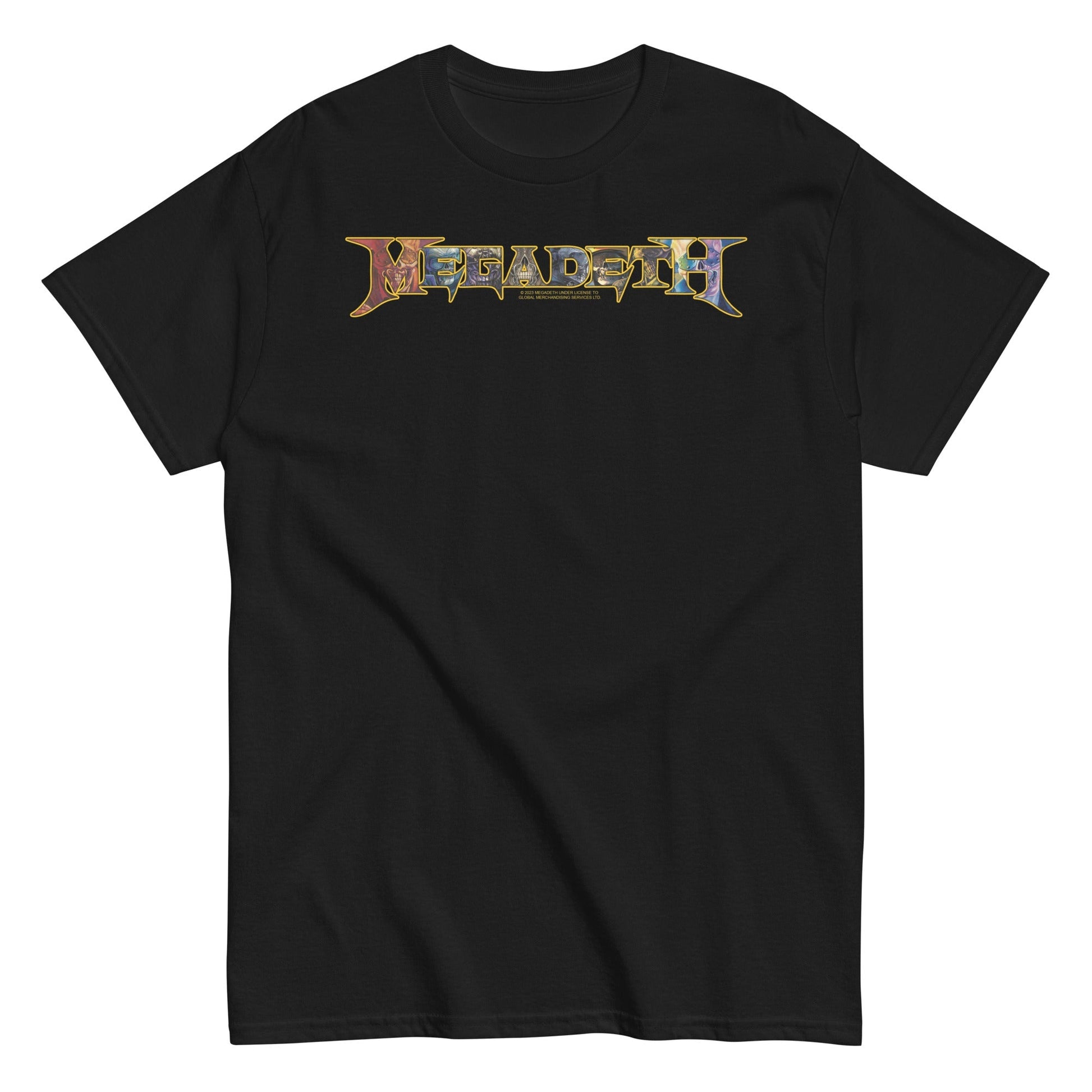 Megadeth - Vic Lettered Logo T Shirt