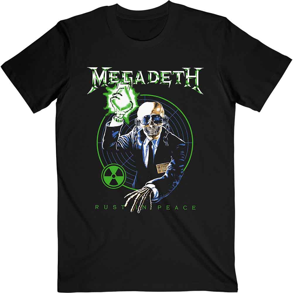 Megadeth Vic Target Rust In Peace Anniversary Mens T Shirt